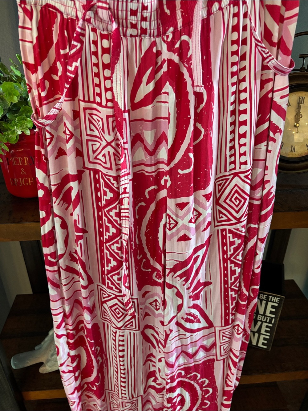 Rachel Zoe flowy pants nwot red pink - Picture 5 of 5